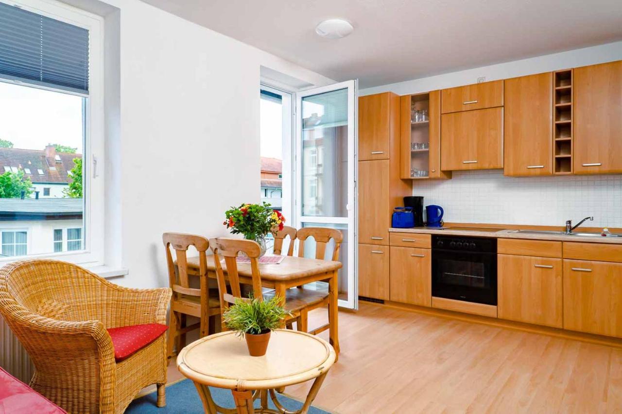 Apartmenthaus Chrischanshof Rostock Exterior foto